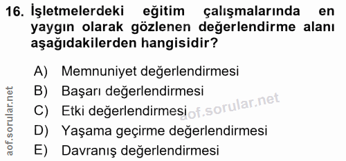 Soru 16