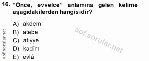 Soru 16