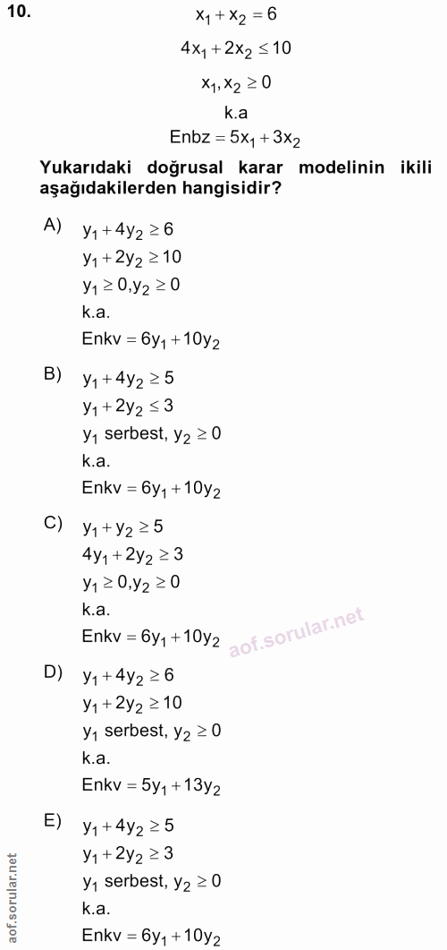 Soru 10