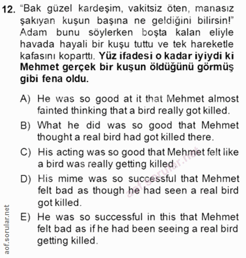 Soru 12