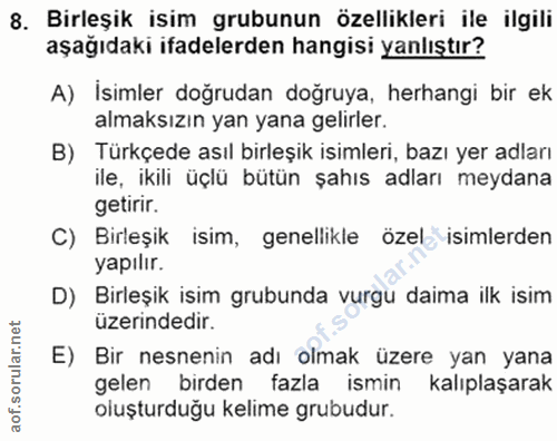 Soru 8