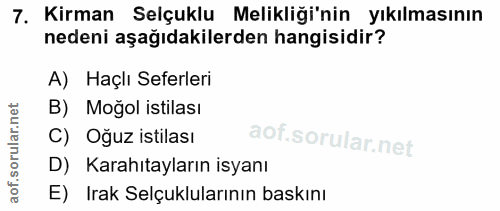Soru 7