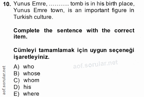 Soru 10