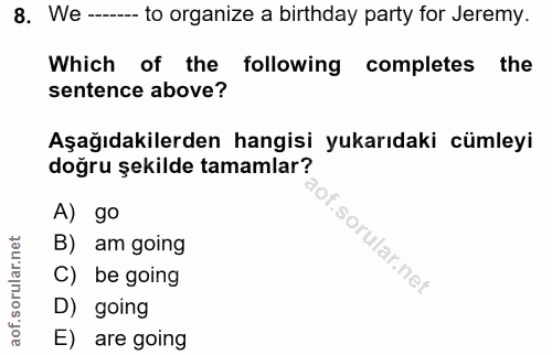 Soru 8
