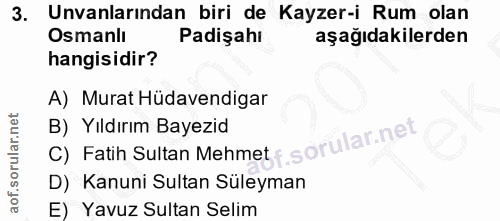 Soru 3
