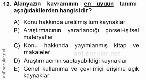Soru 12