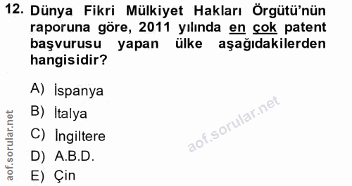 Soru 12