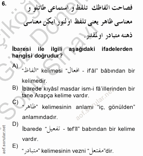 Soru 6