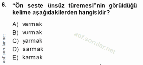 Soru 6