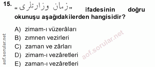 Soru 15