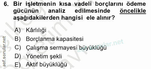 Soru 6