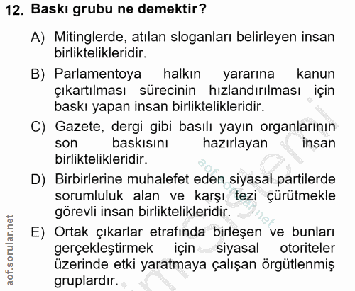Soru 12