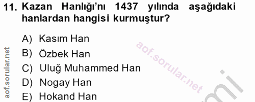 Soru 11