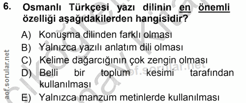 Soru 6