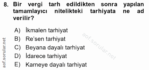 Soru 8
