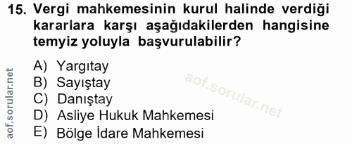 Soru 15