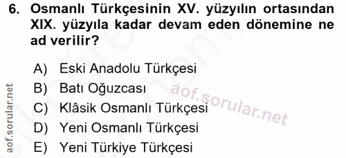 Soru 6