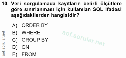 Soru 10