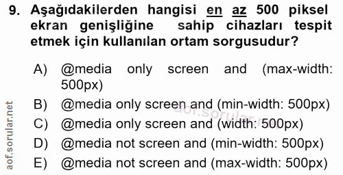 Soru 9