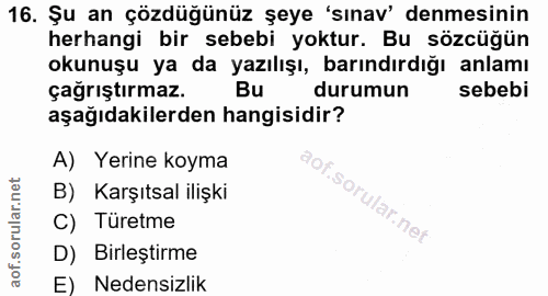 Soru 16