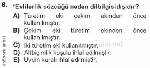 Soru 8