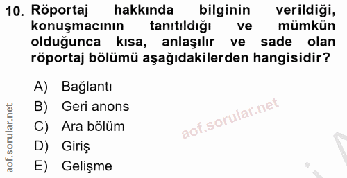 Soru 10