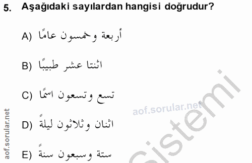 Soru 5