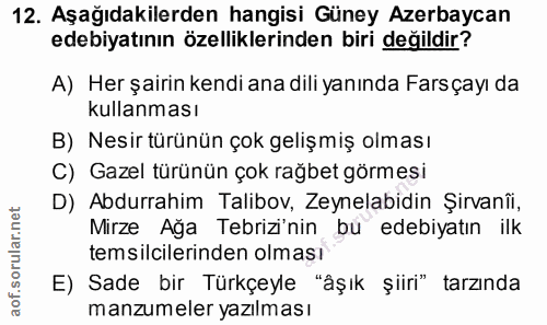 Soru 12