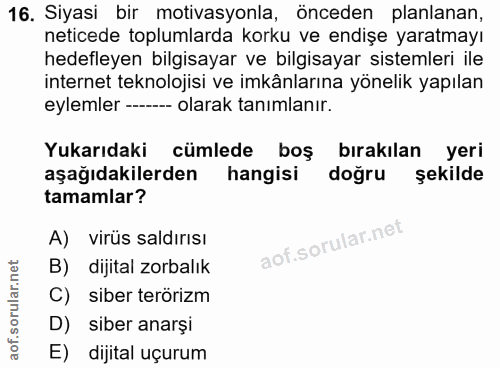 Soru 16