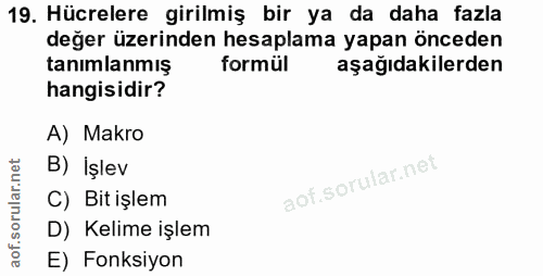 Soru 19