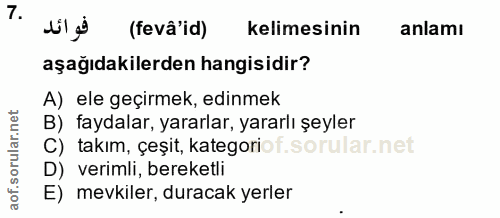 Soru 7