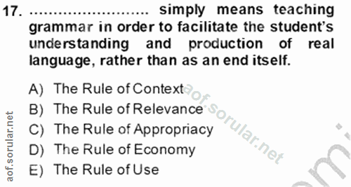 Soru 17