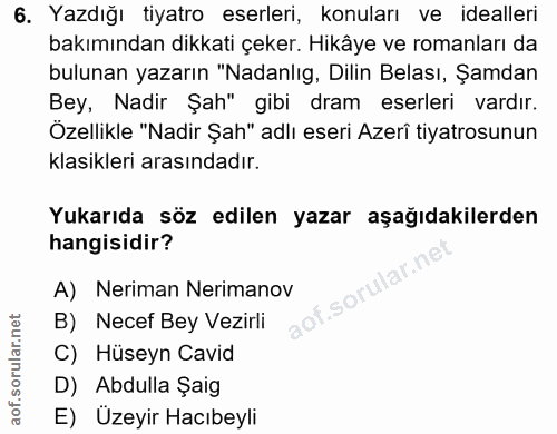 Soru 6