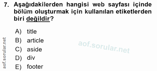Soru 7