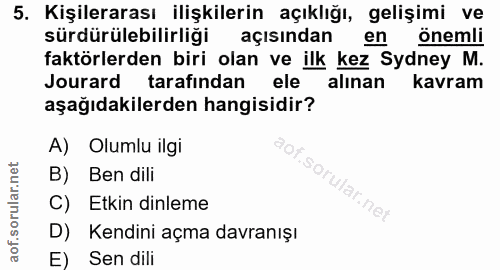 Soru 5