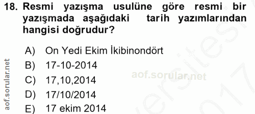 Soru 18