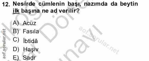 Soru 12