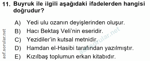 Soru 11
