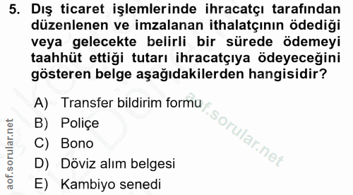 Soru 5
