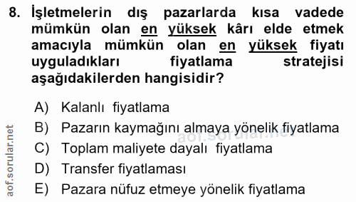 Soru 8