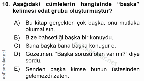 Soru 10