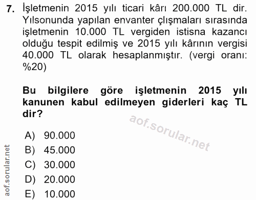 Soru 7