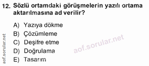 Soru 12