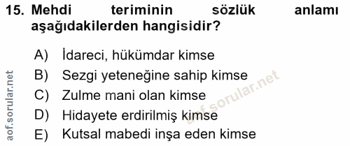 Soru 15