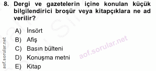 Soru 8