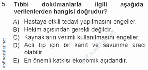 Soru 5