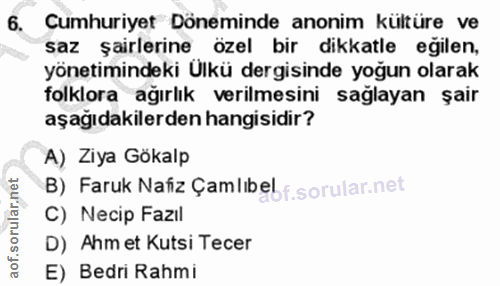 Soru 6