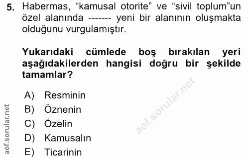 Soru 5
