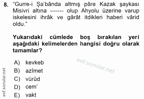 Soru 8