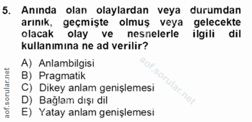 Soru 5